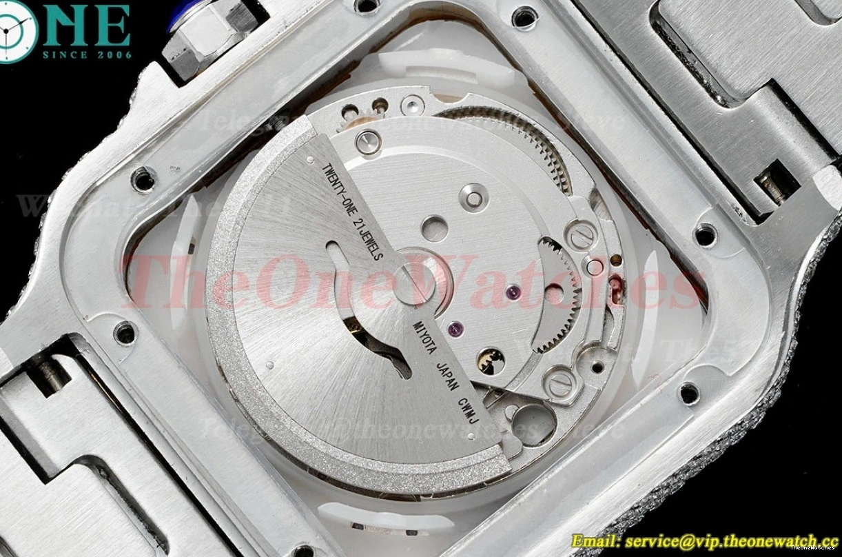 AMG 40mm Mens RG Rmn Dia SS XL MY9015 Santos 100 SS 0415